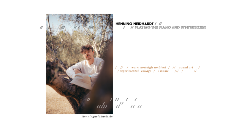 12.01.2025 / Henning Neidhardt „Playing The Piano And Synthesizers“